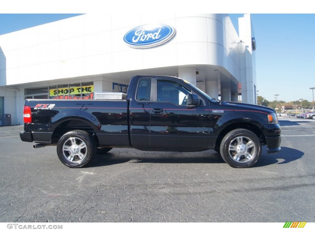 Black 2008 Ford F150 FX2 Sport SuperCab Exterior Photo #72729355