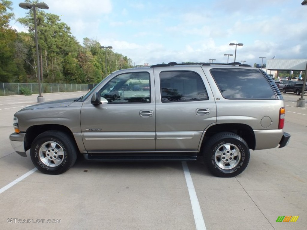 2002 Tahoe LT 4x4 - Light Pewter Metallic / Tan/Neutral photo #8