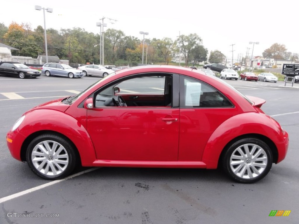 Salsa Red 2008 Volkswagen New Beetle SE Coupe Exterior Photo #72730214