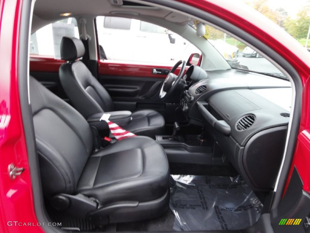 Black Interior 2008 Volkswagen New Beetle SE Coupe Photo #72730409