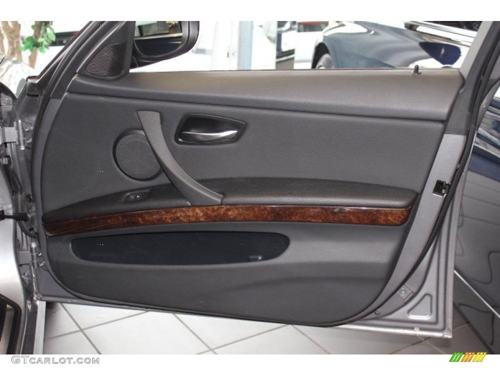 2009 BMW 3 Series 328xi Sedan Black Door Panel Photo #72731018