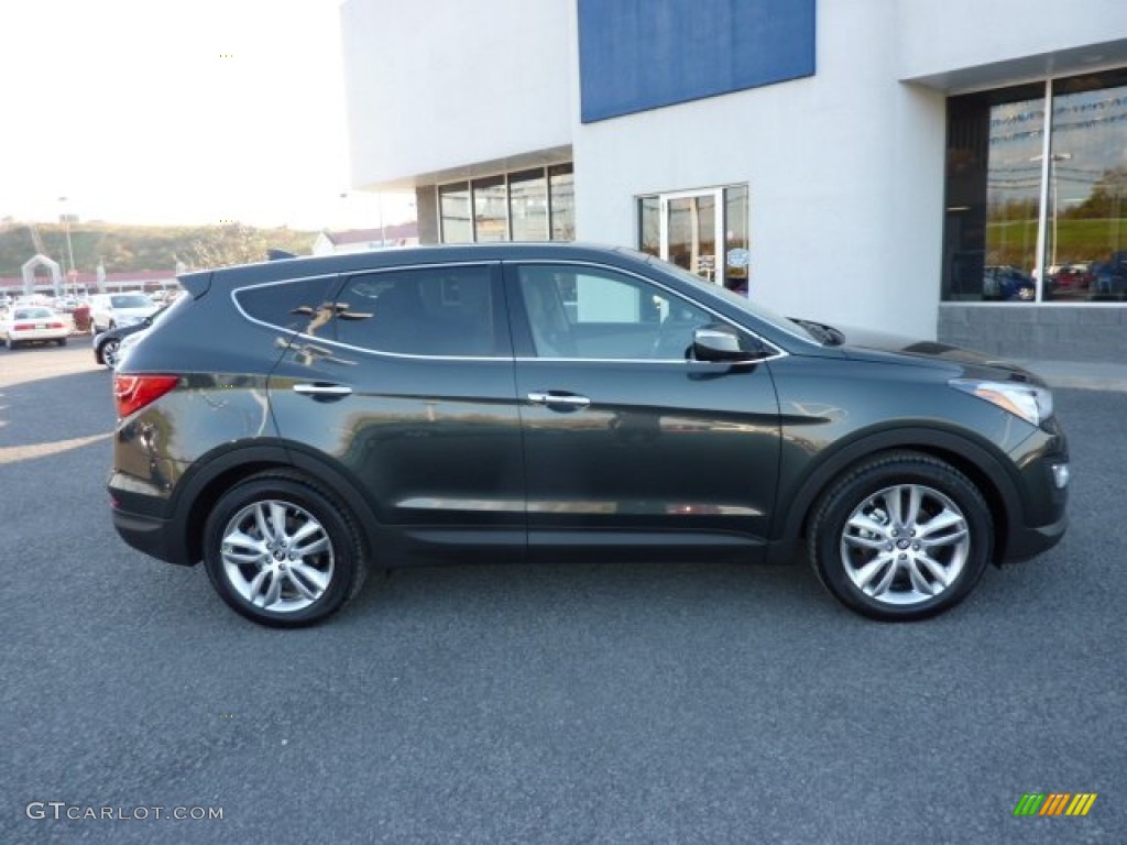 Juniper Green 2013 Hyundai Santa Fe Sport 2.0T AWD Exterior Photo #72731306