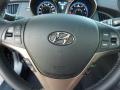 Black Leather 2013 Hyundai Genesis Coupe 3.8 Track Steering Wheel
