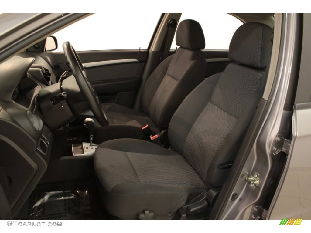 2010 Aveo LT Sedan - Medium Gray / Charcoal photo #6