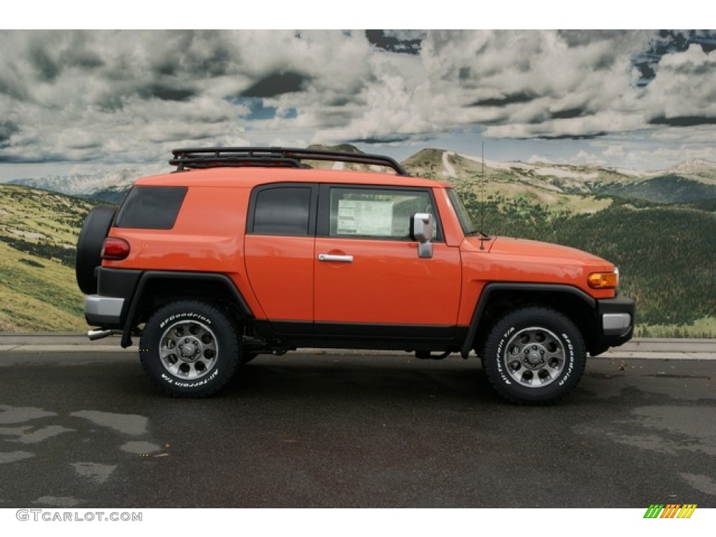 Magma Orange 2013 Toyota FJ Cruiser 4WD Exterior Photo #72732917