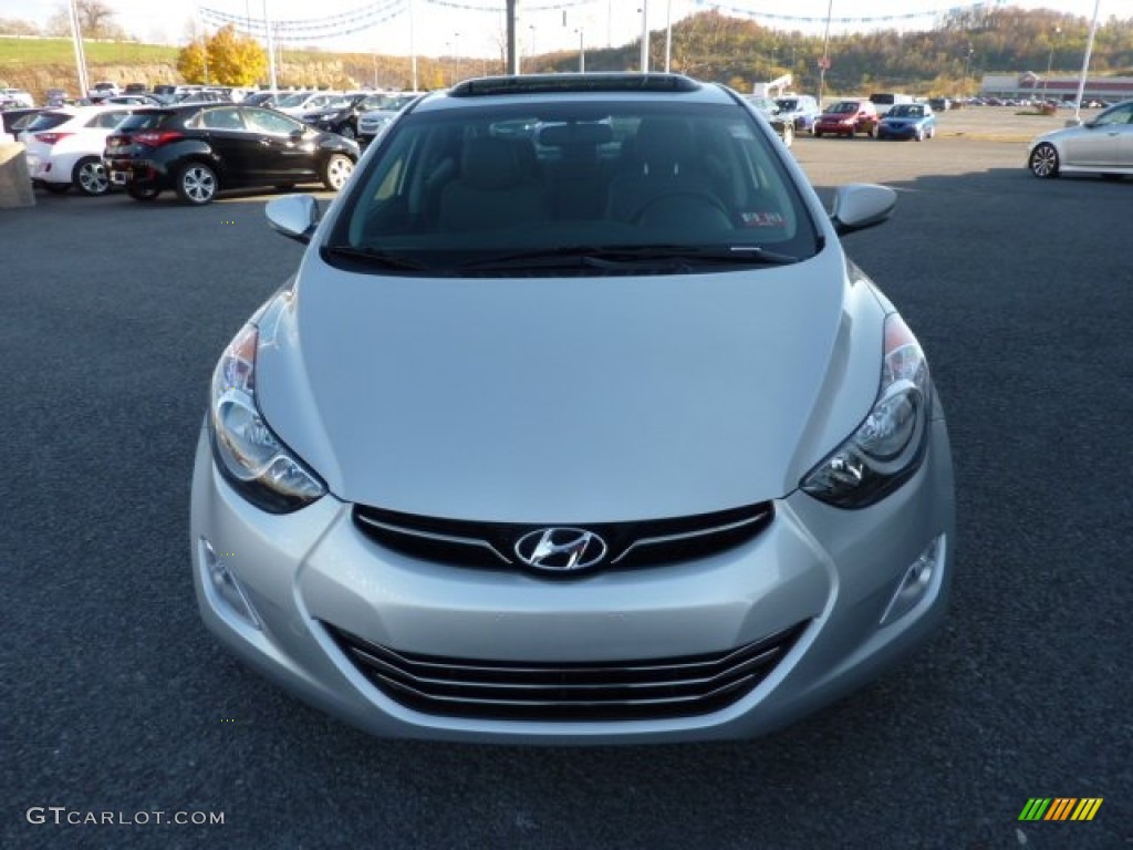 2013 Elantra Limited - Silver / Gray photo #2