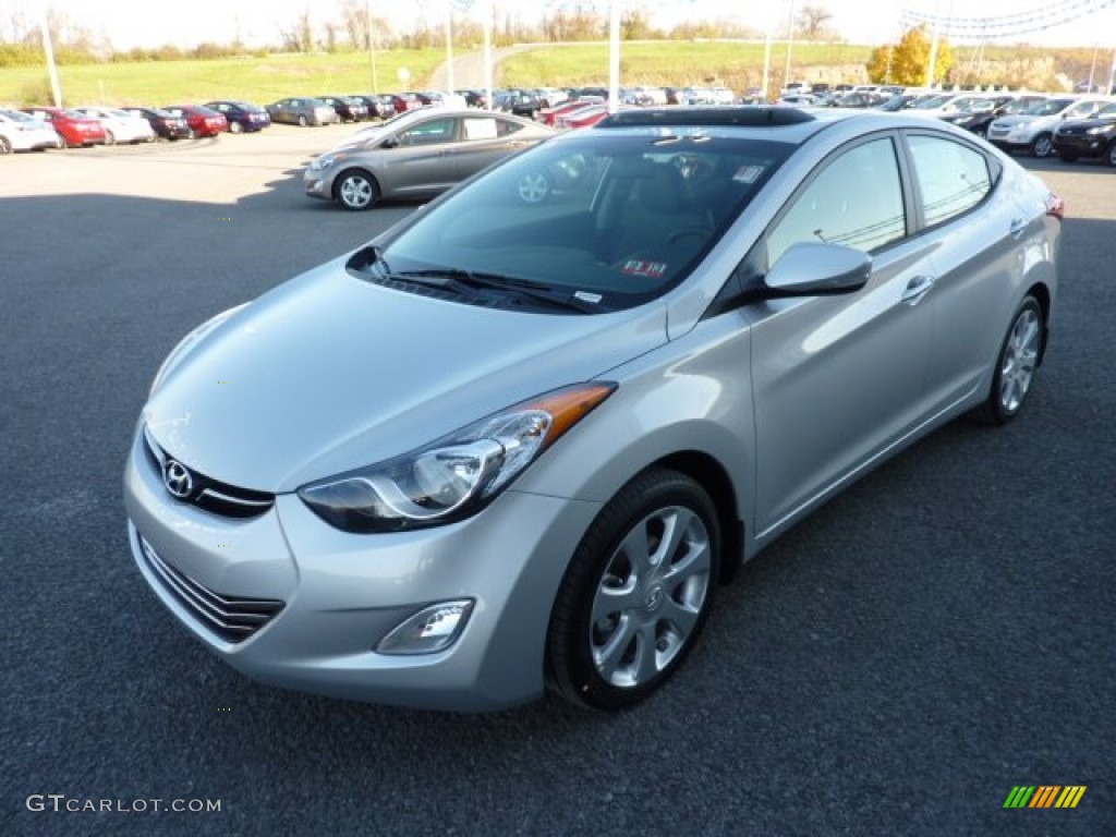 2013 Elantra Limited - Silver / Gray photo #3