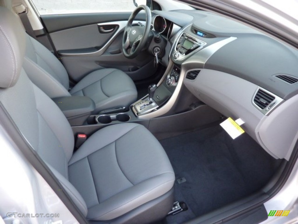 2013 Elantra Limited - Silver / Gray photo #10