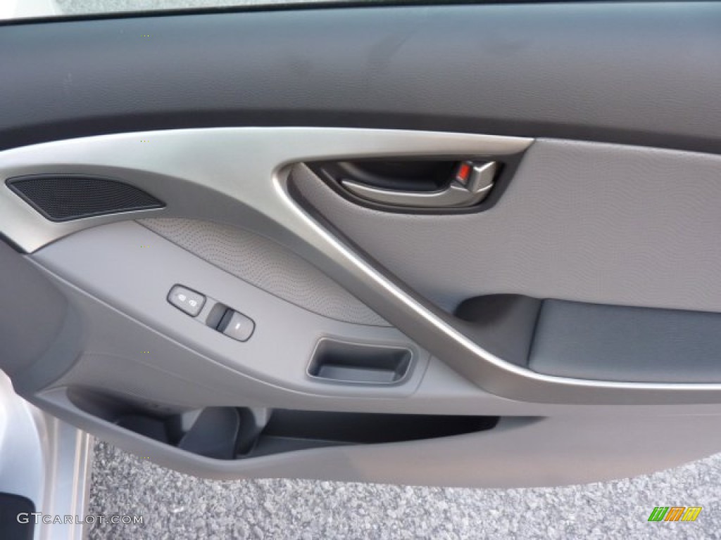 2013 Elantra Limited - Silver / Gray photo #12