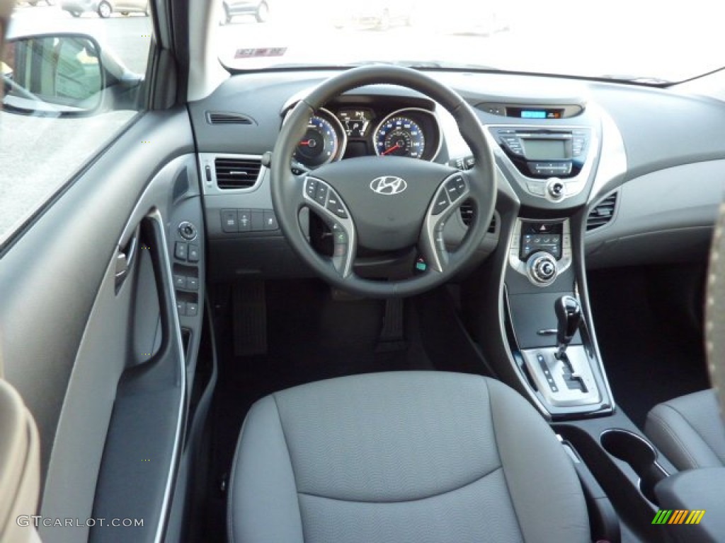 2013 Elantra Limited - Silver / Gray photo #15