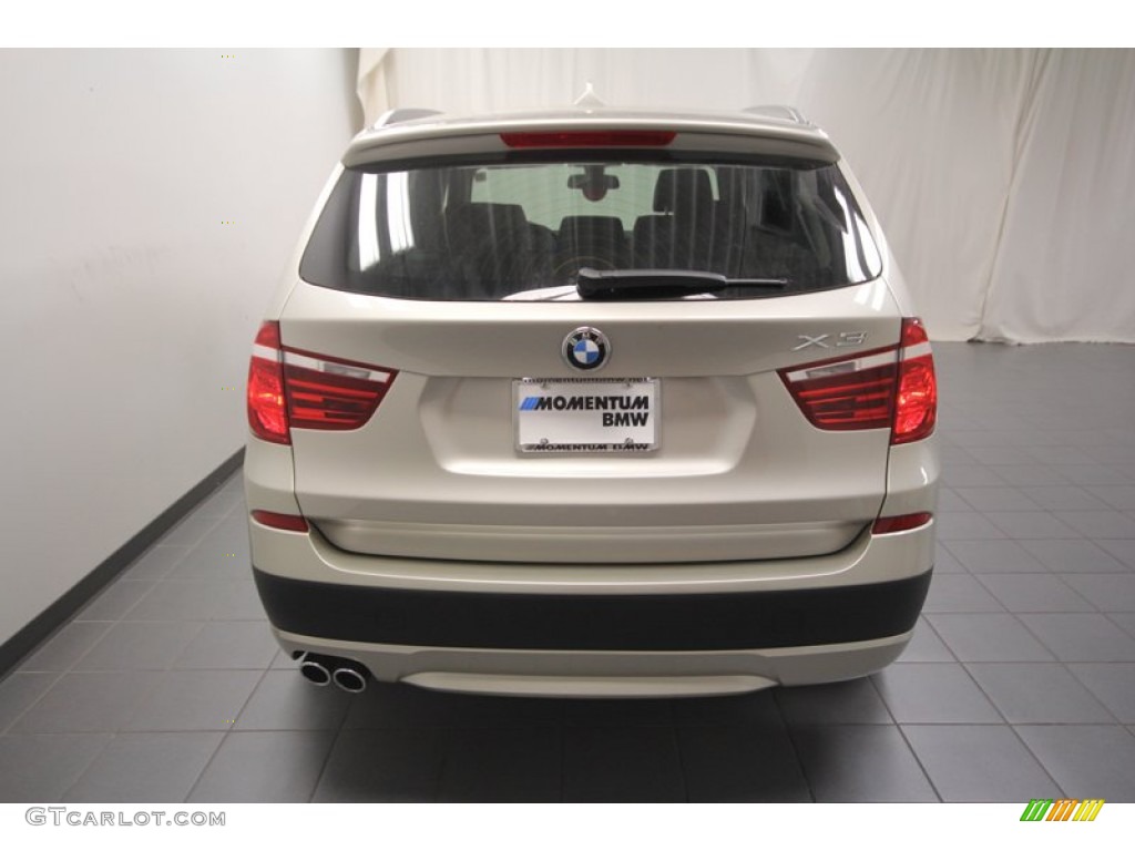 2013 X3 xDrive 28i - Mineral Silver Metallic / Black photo #9