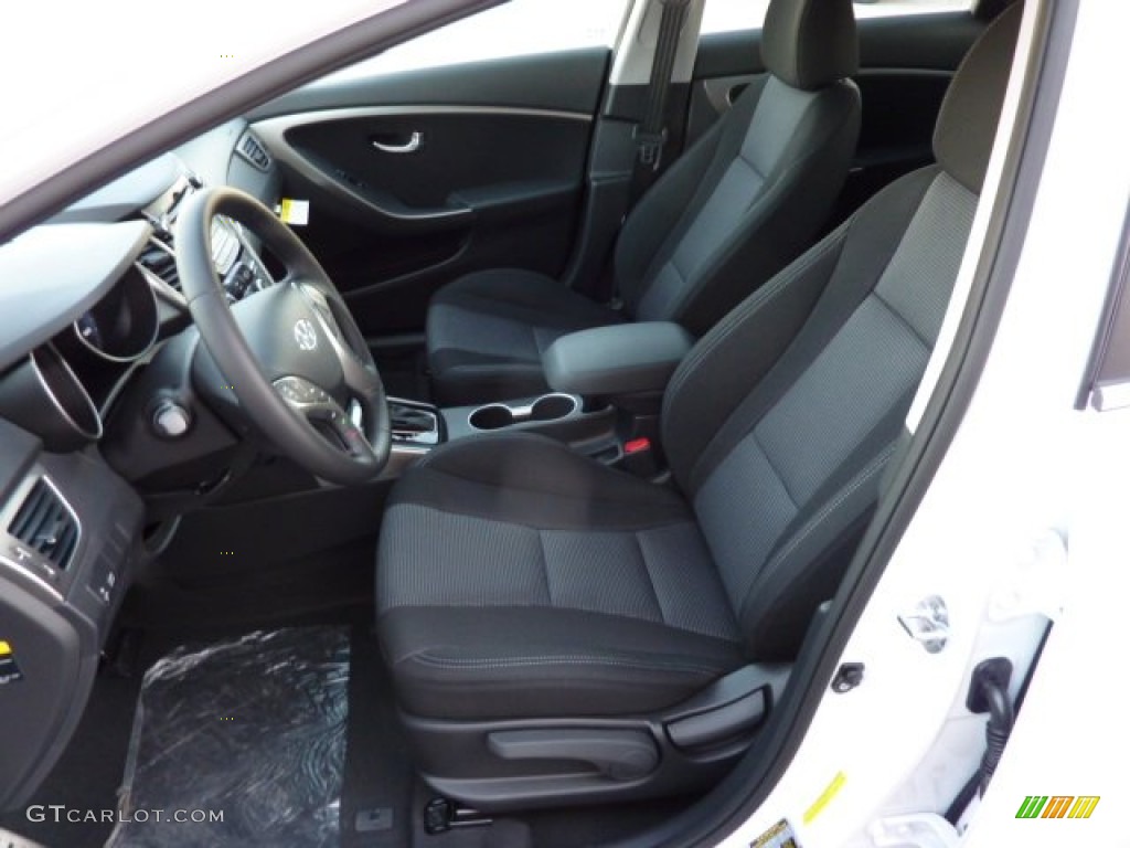 2013 Elantra GT - Monaco White / Black photo #16