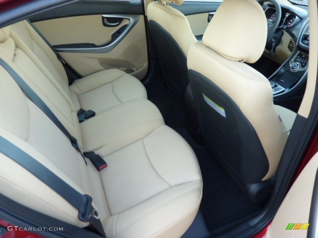 2013 Hyundai Elantra GLS Rear Seat Photo #72734051