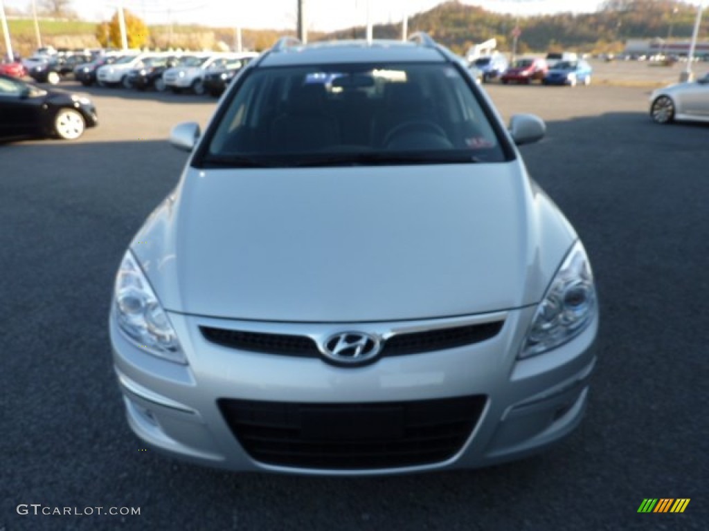 2012 Elantra SE Touring - Shimmering Silver / Black photo #2