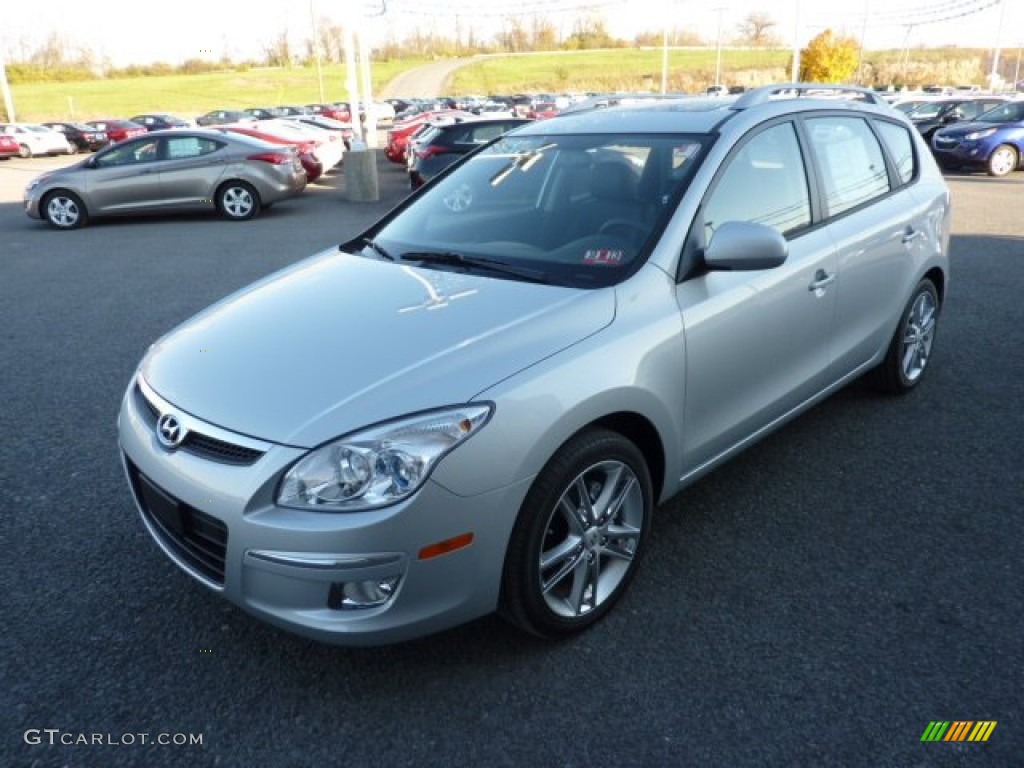 2012 Elantra SE Touring - Shimmering Silver / Black photo #3