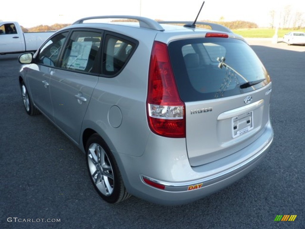 2012 Elantra SE Touring - Shimmering Silver / Black photo #5