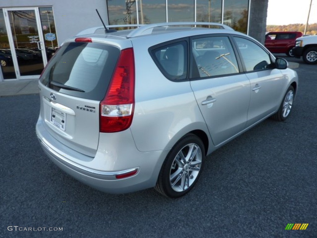 2012 Elantra SE Touring - Shimmering Silver / Black photo #7