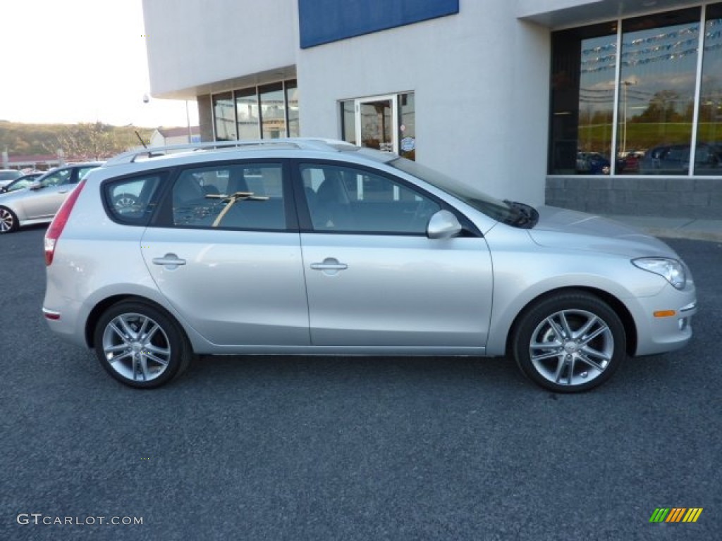 2012 Elantra SE Touring - Shimmering Silver / Black photo #8