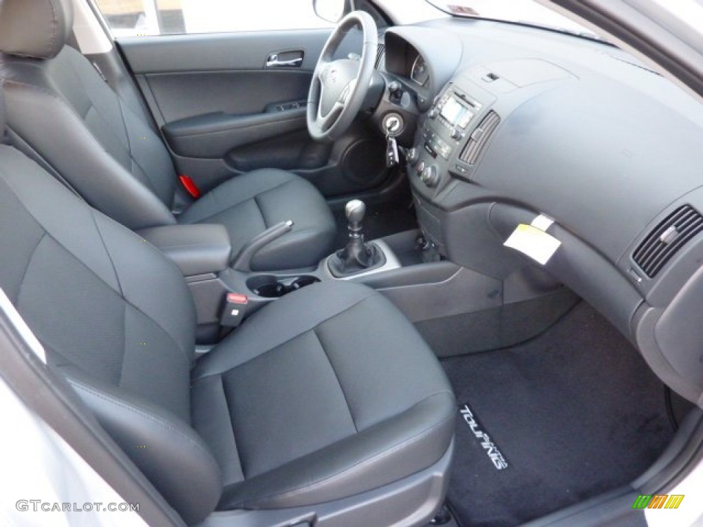 2012 Elantra SE Touring - Shimmering Silver / Black photo #10