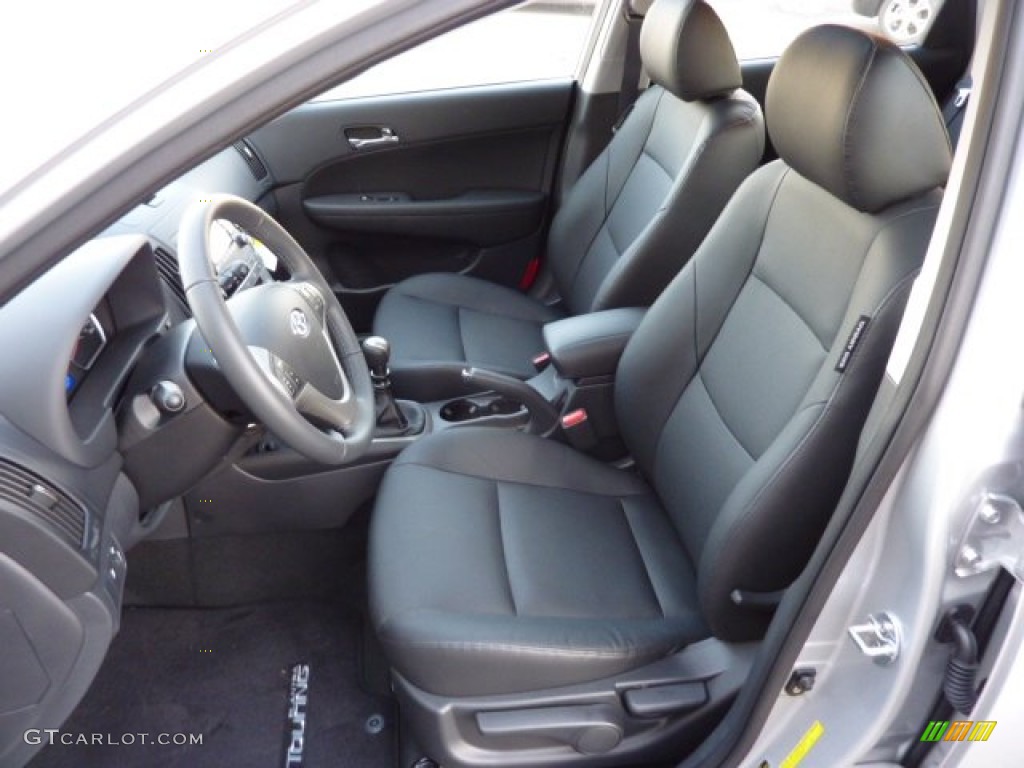2012 Elantra SE Touring - Shimmering Silver / Black photo #16