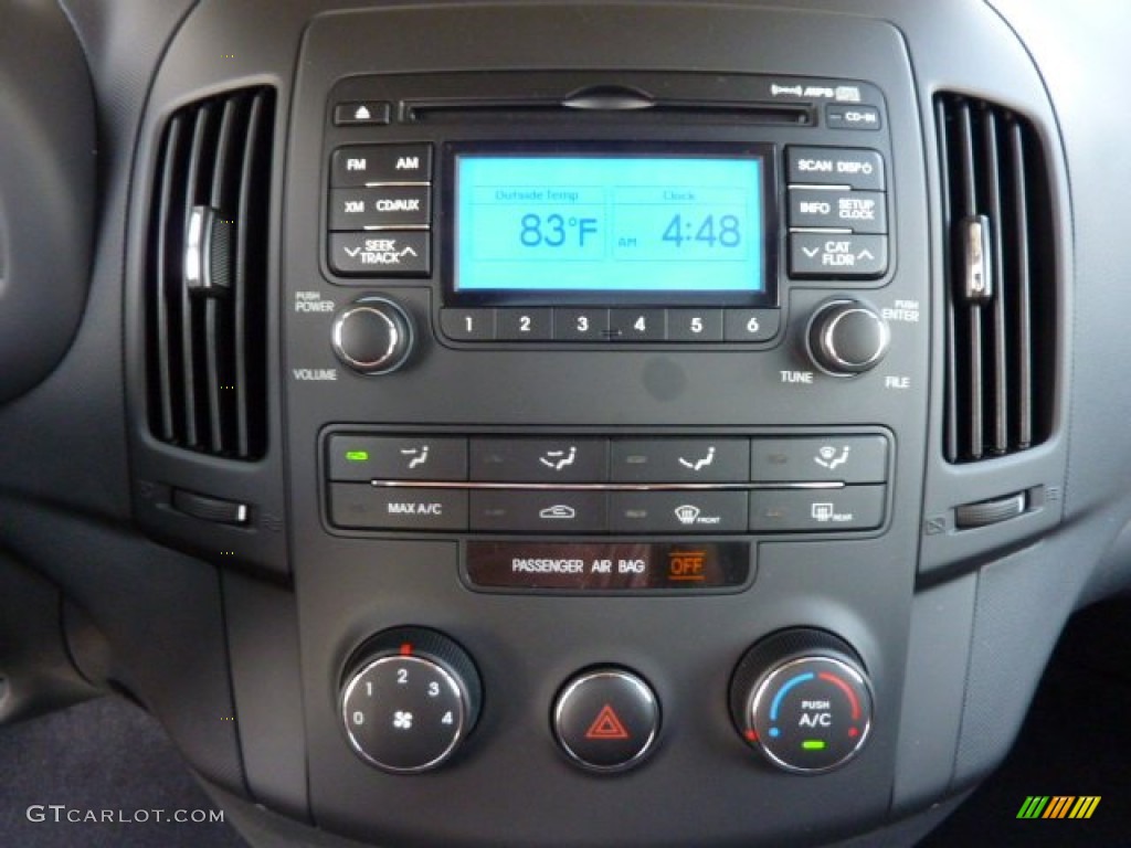 2012 Elantra SE Touring - Shimmering Silver / Black photo #19