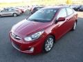 Boston Red - Accent GLS 4 Door Photo No. 3