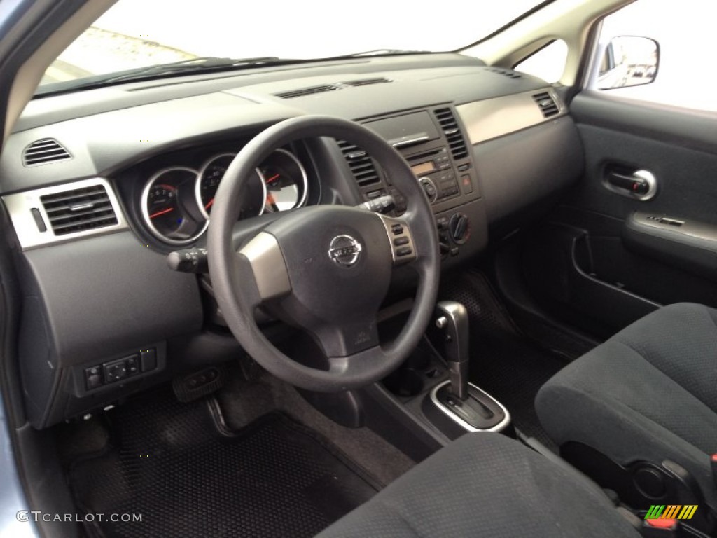 Charcoal Interior 2011 Nissan Versa 1 8 S Hatchback Photo