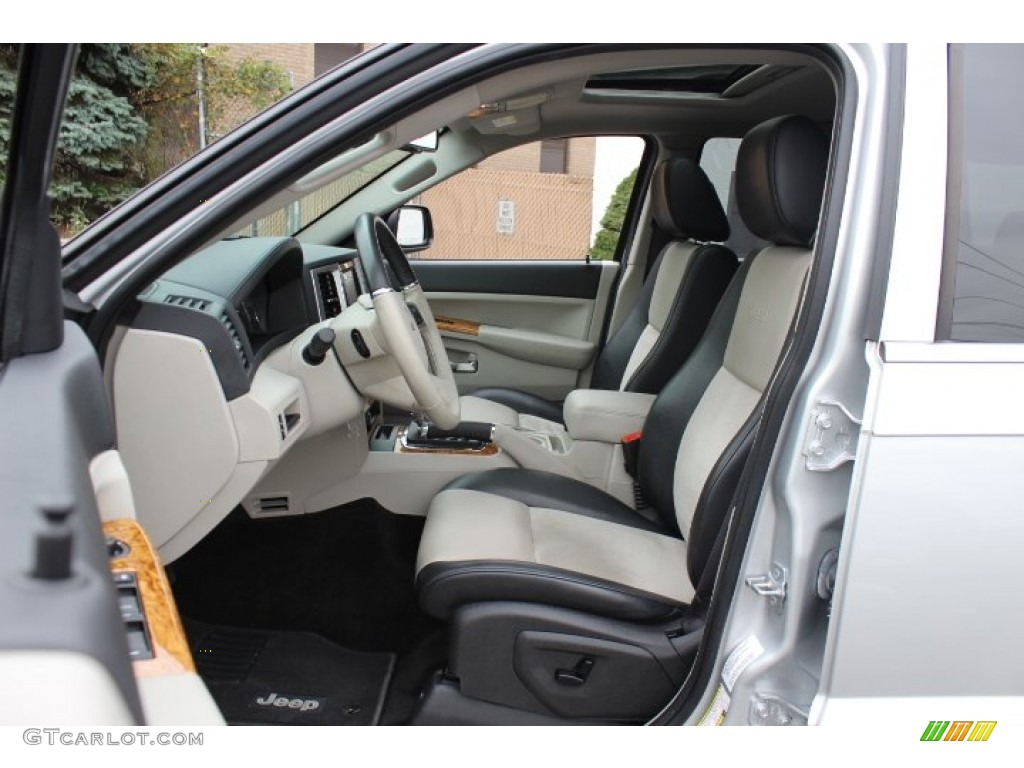 Dark Khaki/Light Graystone Royal Leather Interior 2009 Jeep Grand Cherokee Limited 4x4 Photo #72735980