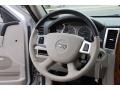 Dark Khaki/Light Graystone Royal Leather 2009 Jeep Grand Cherokee Limited 4x4 Steering Wheel