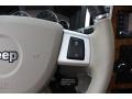 2009 Jeep Grand Cherokee Dark Khaki/Light Graystone Royal Leather Interior Controls Photo