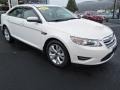 White Platinum Metallic Tri-Coat 2010 Ford Taurus SEL Exterior