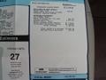 2010 Ford Taurus SEL Window Sticker