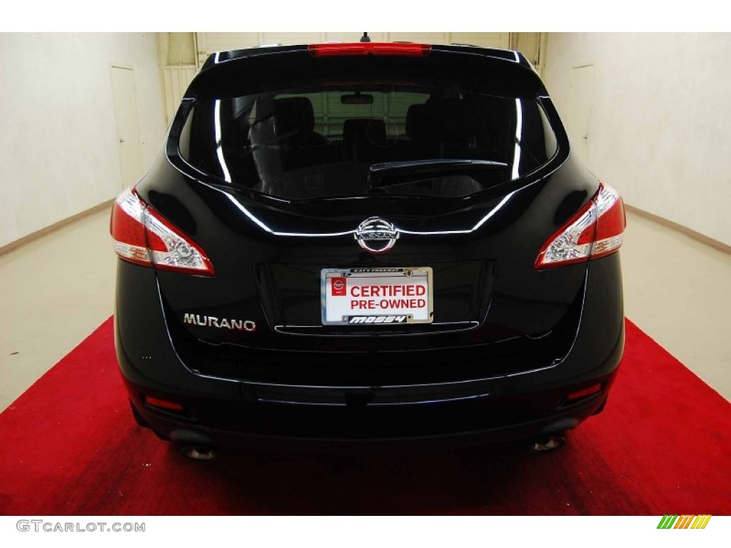 2012 Murano S - Super Black / Beige photo #5