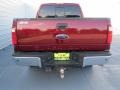 2008 Dark Toreador Red Ford F250 Super Duty Lariat Crew Cab 4x4  photo #4