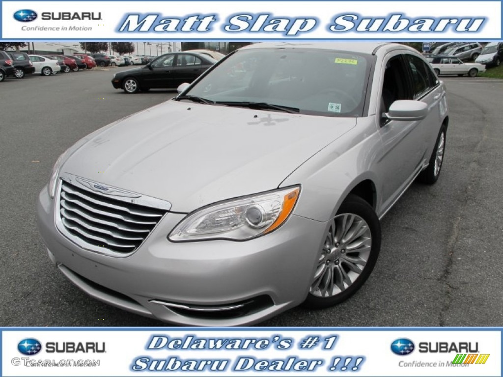 2012 200 LX Sedan - Bright Silver Metallic / Black photo #1