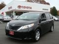 2012 Black Toyota Sienna LE  photo #1