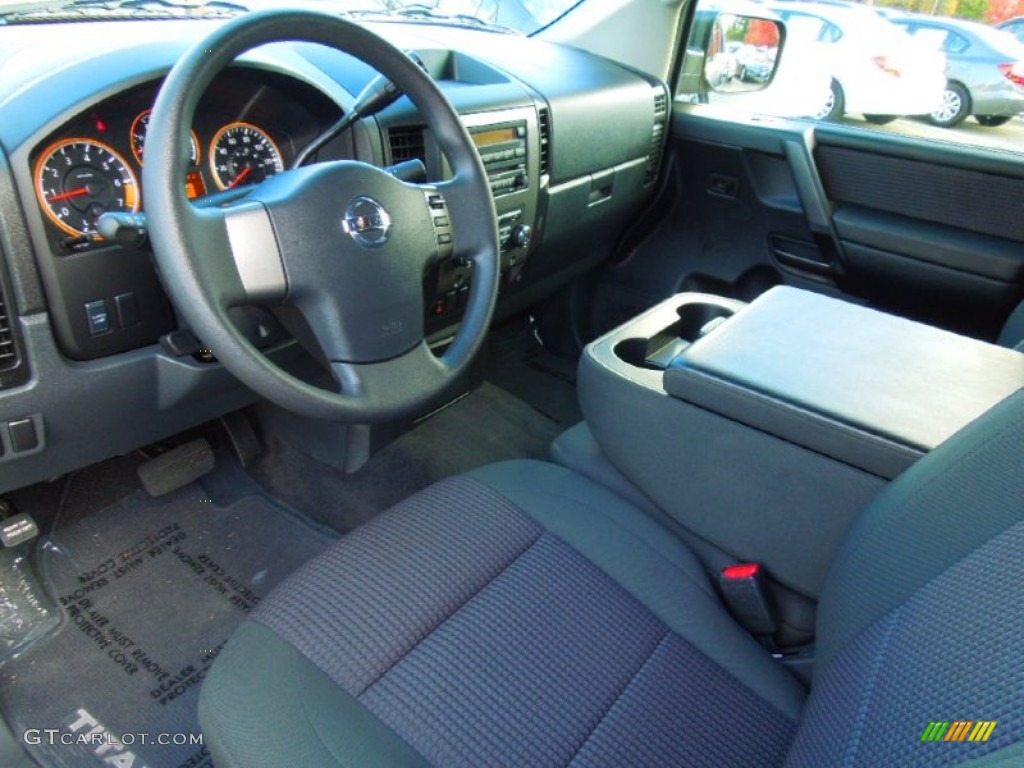 Charcoal Interior 2012 Nissan Titan SV Crew Cab Photo #72740003