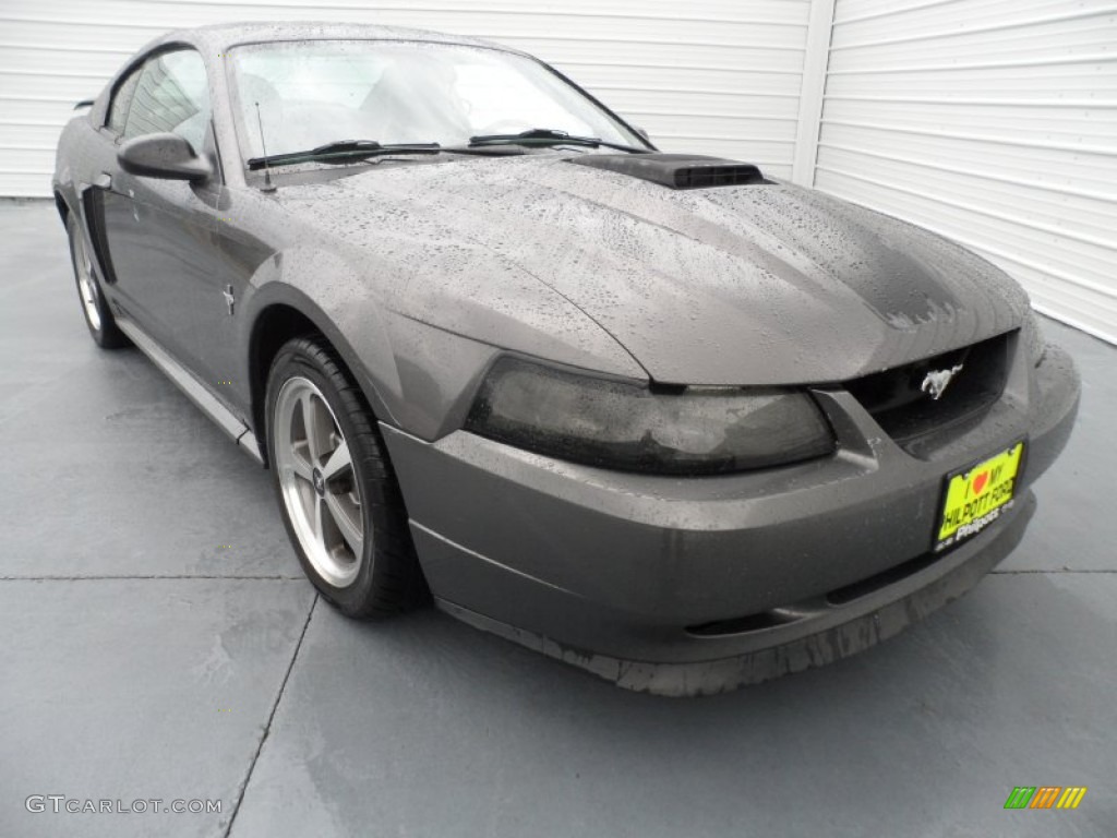 2003 Mustang Mach 1 Coupe - Dark Shadow Grey Metallic / Dark Charcoal photo #1
