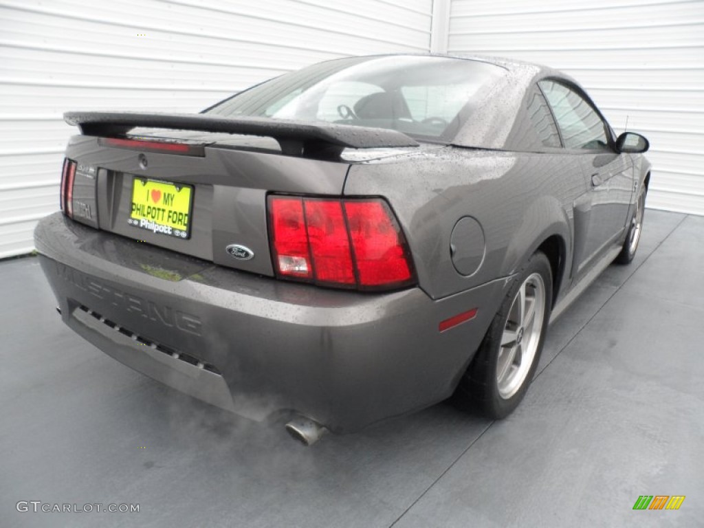 2003 Mustang Mach 1 Coupe - Dark Shadow Grey Metallic / Dark Charcoal photo #3