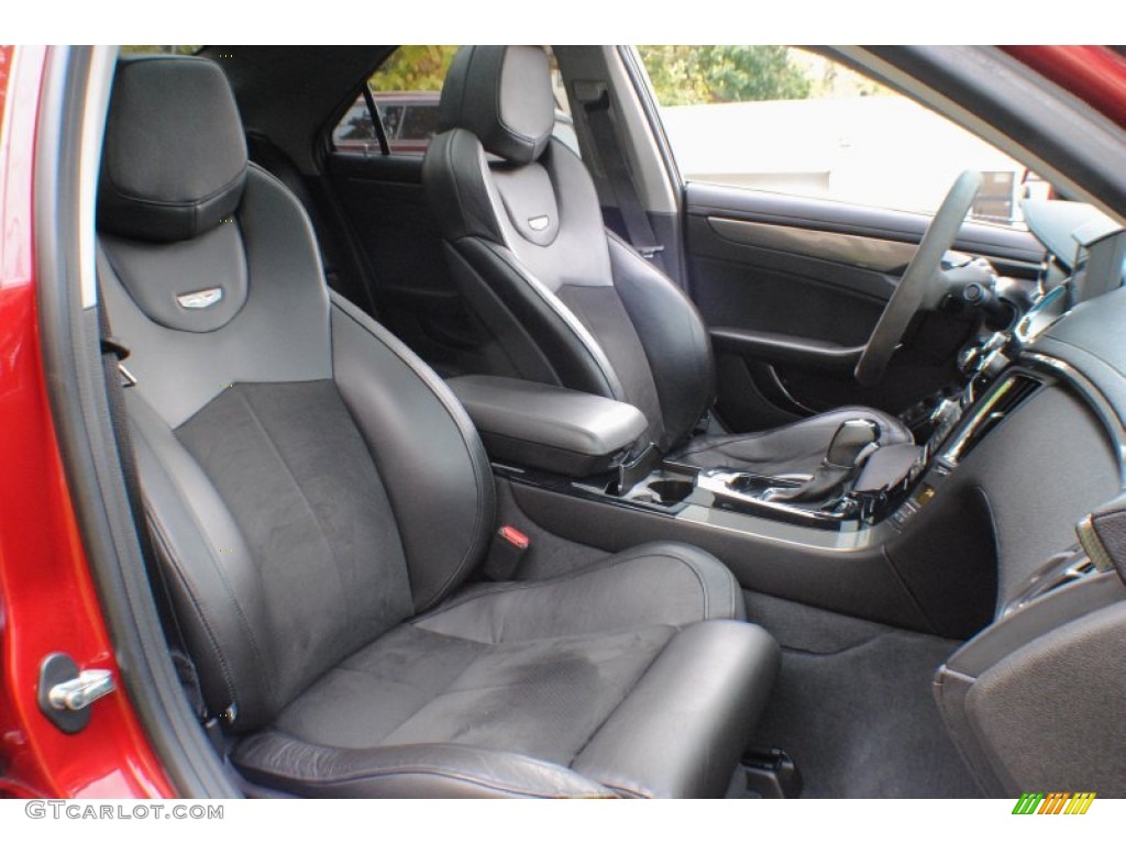 Ebony Interior 2010 Cadillac CTS -V Sedan Photo #72740929