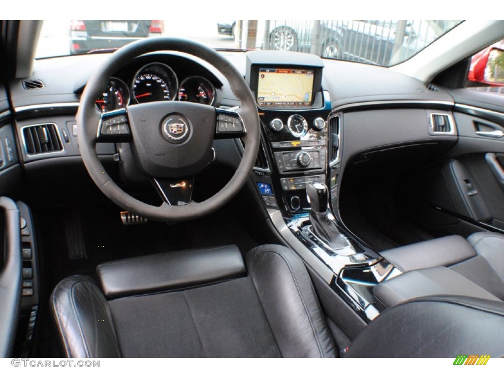 2010 Cadillac CTS -V Sedan Ebony Dashboard Photo #72741245