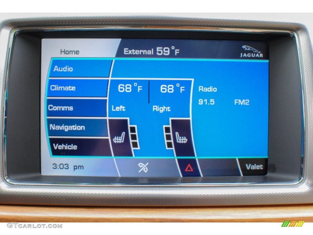 2010 Jaguar XF Sport Sedan Controls Photo #72741800
