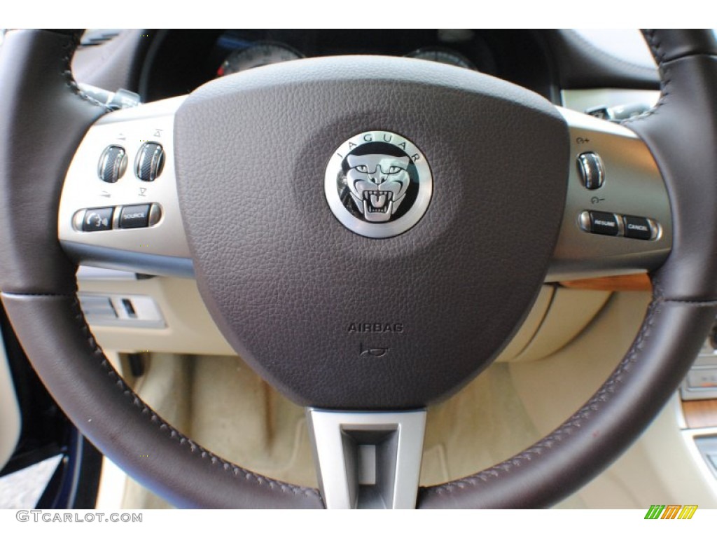 2010 XF Sport Sedan - Indigo Blue Metallic / Barley photo #27