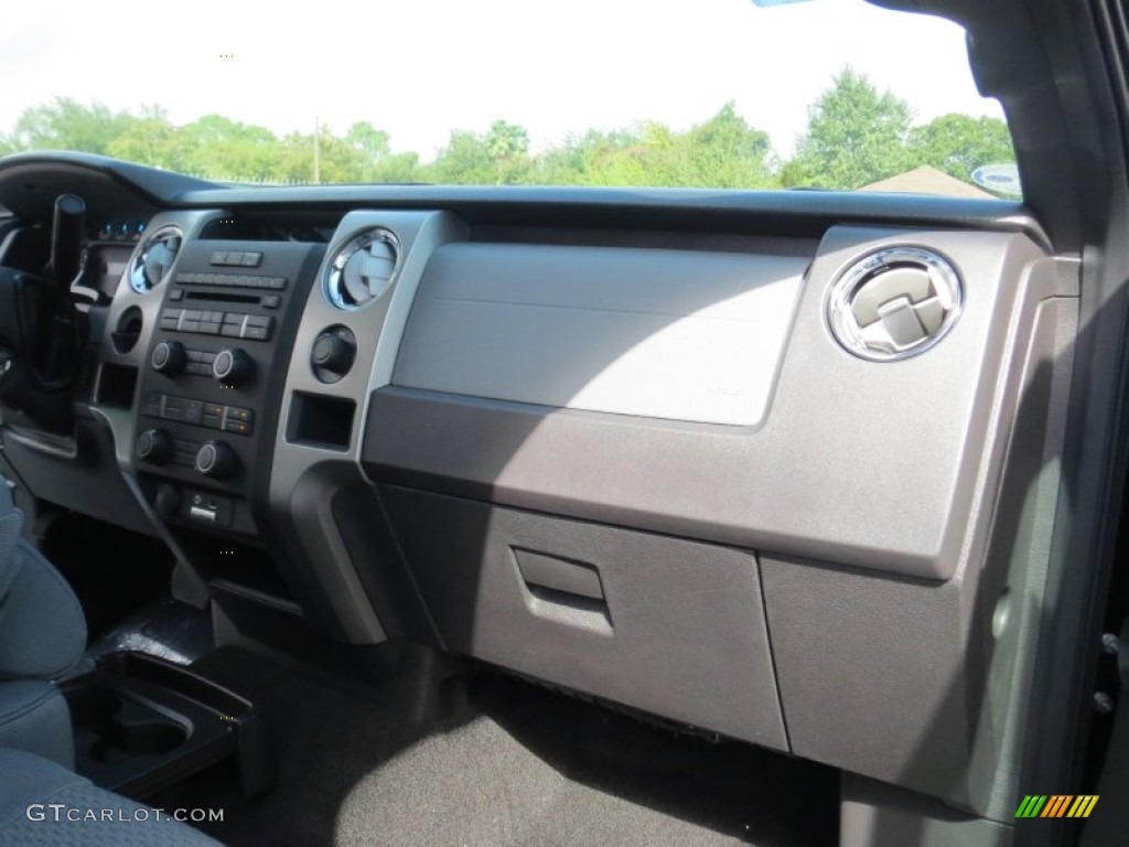 2013 F150 XLT SuperCrew - Green Gem Metallic / Steel Gray photo #18