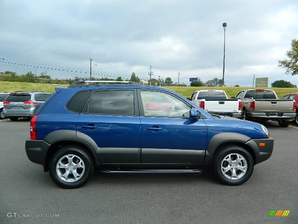 Nautical Blue 2009 Hyundai Tucson SE V6 Exterior Photo #72743666