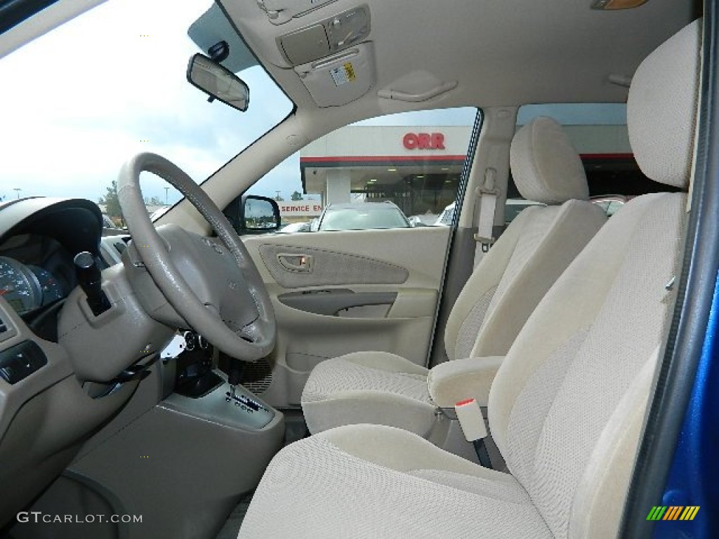 Beige Interior 2009 Hyundai Tucson SE V6 Photo #72743834