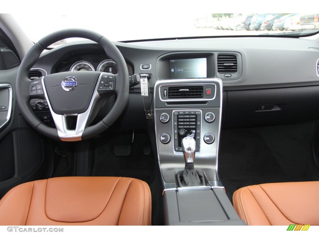 2013 Volvo S60 T5 Beechwood/Off Black Dashboard Photo #72744375