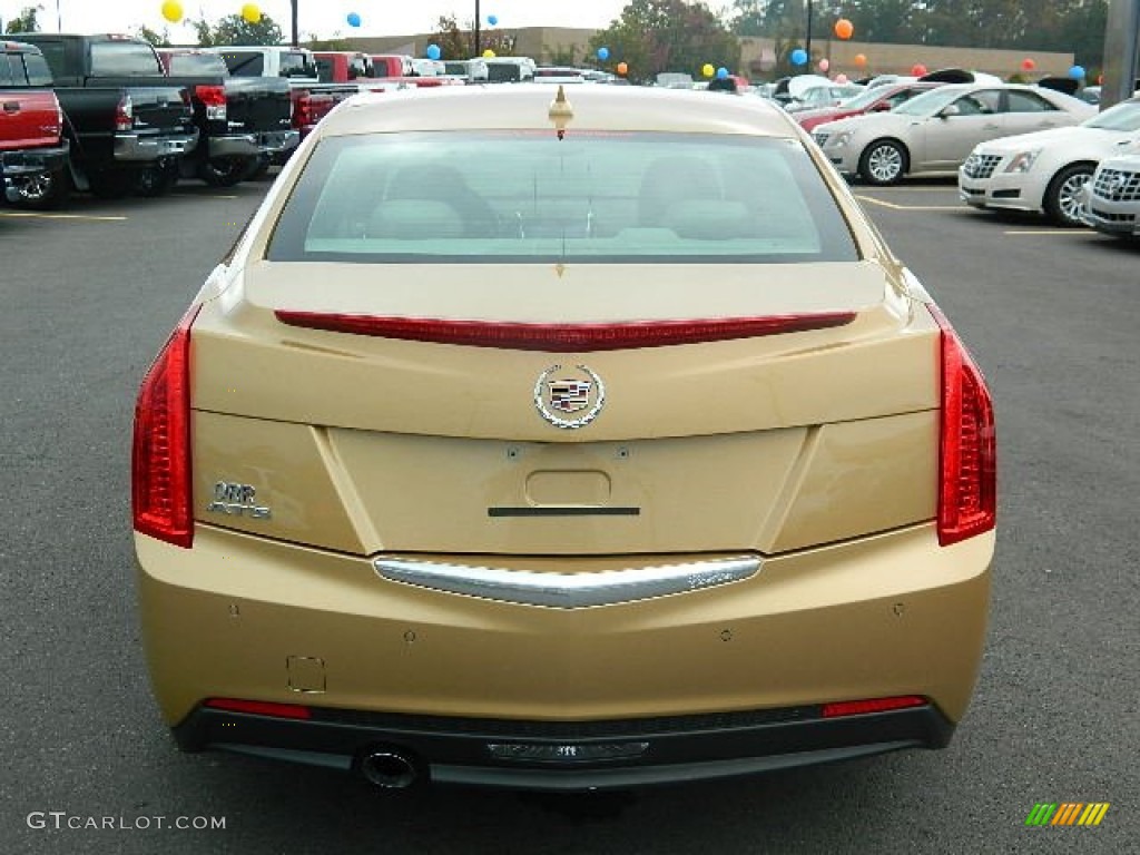 2013 ATS 2.5L Luxury - Summer Gold Metallic / Light Platinum/Brownstone Accents photo #4