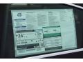 2013 Volvo S60 T5 Window Sticker