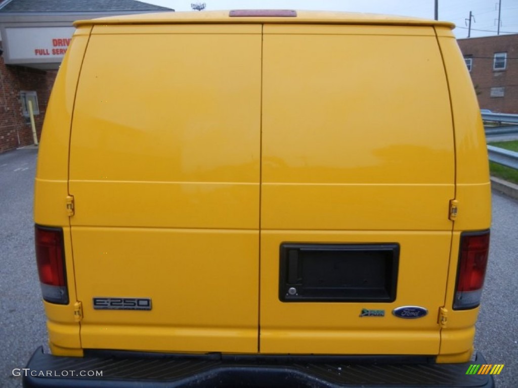 2009 E Series Van E250 Super Duty Cargo - School Bus Yellow / Medium Flint photo #52